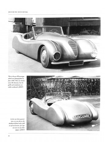 Jaguar XK120 in detail