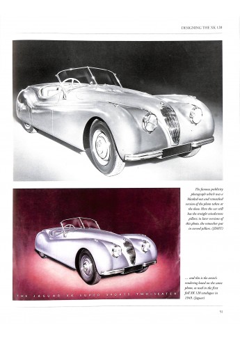Jaguar XK120 in detail