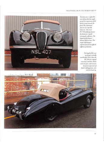 Jaguar XK120 in detail