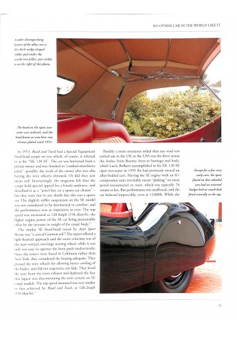 Jaguar XK120 in detail