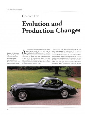 Jaguar XK120 in detail