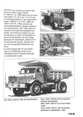 Faun - Lastwagen 1916-1988