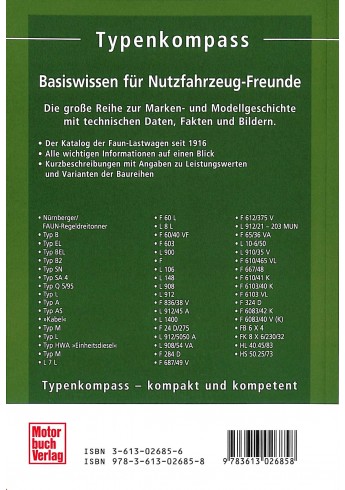 Faun - Lastwagen 1916-1988