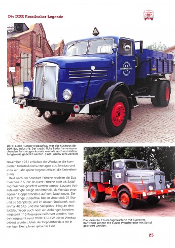 IFA W 50 / L 60 - Die DDR-Frontlenker-Legende IFA W 50 / L 60 - Die DDR-Frontlenker-Legende