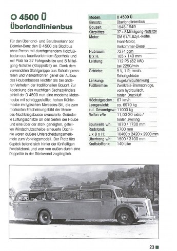 Mercedes-Benz Omnibusse - 1945-1982