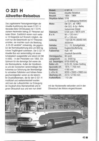 Mercedes-Benz Omnibusse - 1945-1982