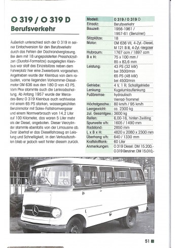 Mercedes-Benz Omnibusse - 1945-1982
