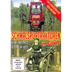 Schmalspurtraktoren im Einsatz