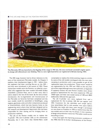 THE MERCEDES-BENZ PONTON AND 190SL