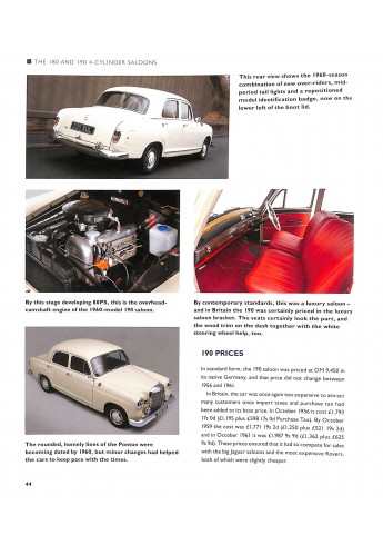 THE MERCEDES-BENZ PONTON AND 190SL