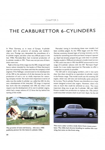 THE MERCEDES-BENZ PONTON AND 190SL
