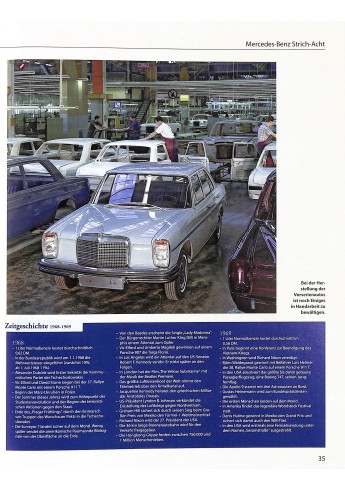 Mercedes Benz Strich-8 Modelle 200-280