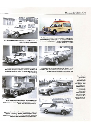 Mercedes Benz Strich-8 Modelle 200-280