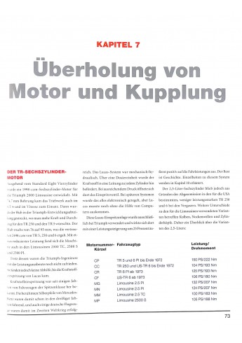 Das Triumph TR5/TR6 Schrauberhandbuch