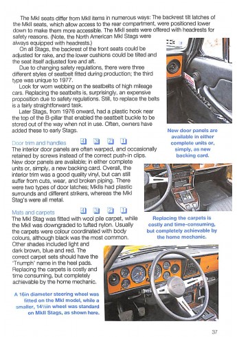 Triumph Stag 1970 to 1977