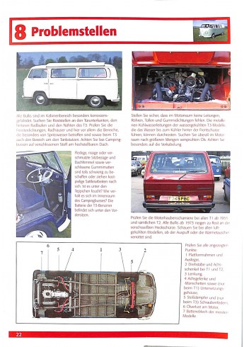 VW Bus Alle Modelle von 1950 bis 1990 - Baureihe T1 bis T3