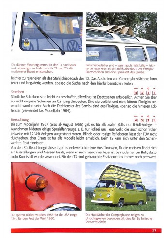 VW Bus Alle Modelle von 1950 bis 1990 - Baureihe T1 bis T3