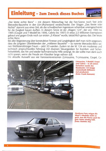 Mercedes Benz W 124 Alle Modelle von 1984-1997 - Limousine, Coupé, Cabrio & T-Modell
