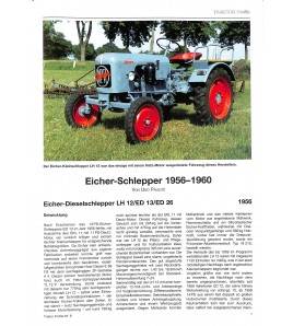 EICHER TRACTOREN 1956-1960