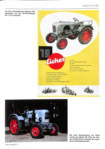 EICHER TRACTOREN 1956-1960