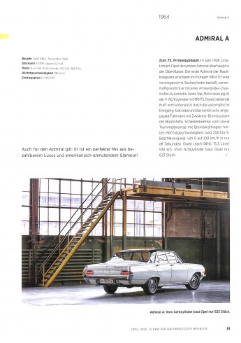 Opel Love 125 Jahre Opel Automobile