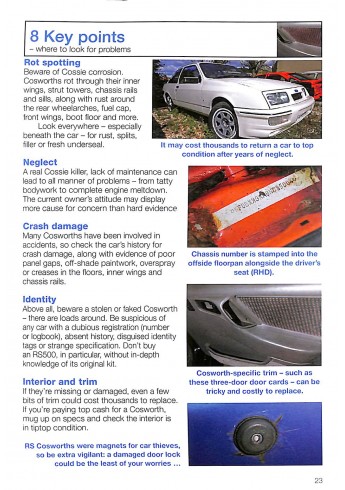 Ford RS Cosworth Sierra & Escort 1985 to 1996