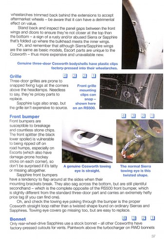 Ford RS Cosworth Sierra & Escort 1985 to 1996