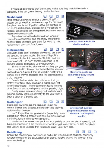 Ford RS Cosworth Sierra & Escort 1985 to 1996