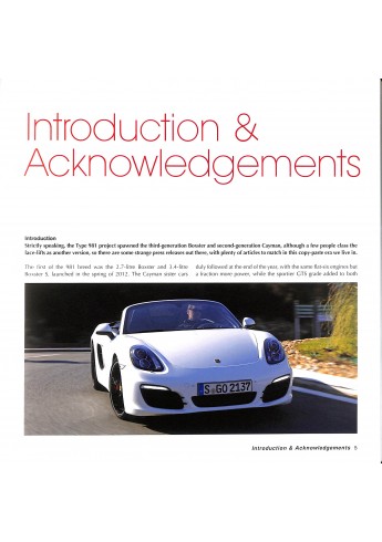 Porsche Boxster en Cayman De 981-serie 2012 tot 2016