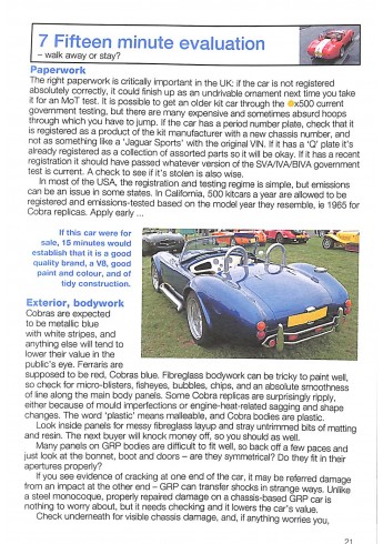 Cobra Replicas 1980-2011