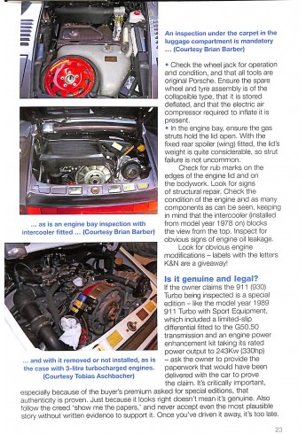 Porsche 930 Turbo en 911 (930) Turbo 1975 to 1989