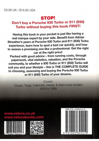 Porsche 930 Turbo en 911 (930) Turbo 1975 to 1989