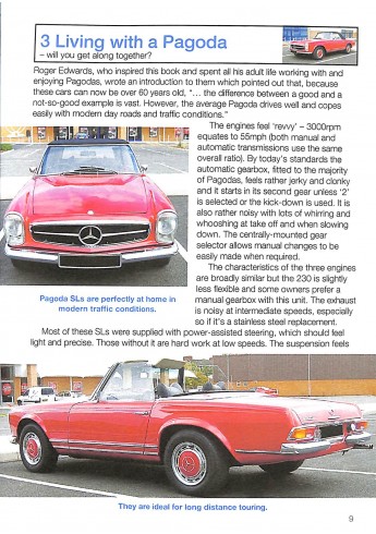 Mercedes Benz 230SL, 250SL & 280SL 'Pagode'