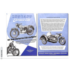 Zündapp Prospekte  - Motorrad & Roller 1947-1984