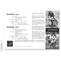 Zündapp Prospekte  - Motorrad & Roller 1947-1984