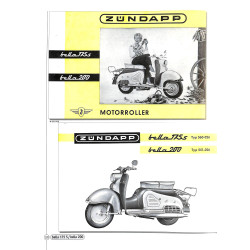 Zündapp Prospekte  - Motorrad & Roller 1947-1984