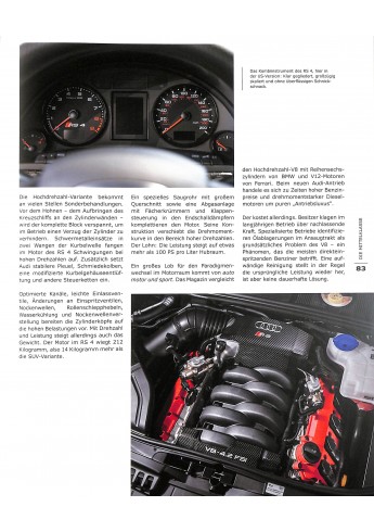 Audi RS - Die High Performance Modelle