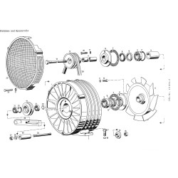 Ersatzteilliste Güldner Dieseltraktoren Type  G 45/G 45 A