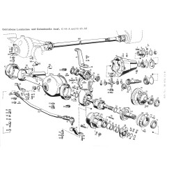 Ersatzteilliste Güldner Dieseltraktoren Type  G 45/G 45 A