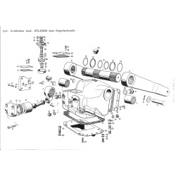 Ersatzteilliste Güldner Dieseltraktoren Type  G 50/G 50 A/Gotland