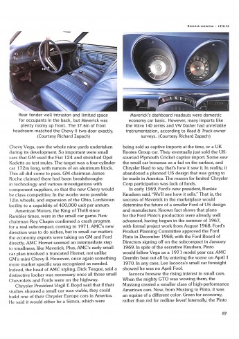 Ford Maverick and Mercury Comet