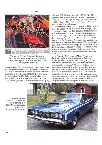 Ford Maverick and Mercury Comet