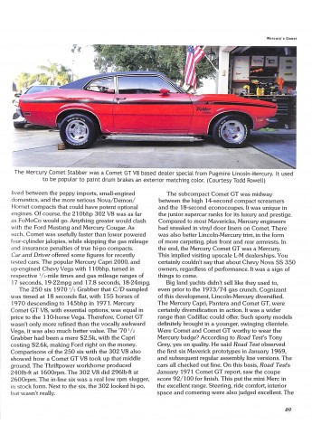 Ford Maverick and Mercury Comet