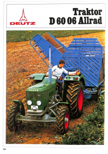 Deutz - Prospekte der 06er Baureihe