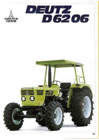 Deutz - Prospekte der 06er Baureihe