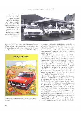 The Rootes Story Vol 2- The Chrysler Years