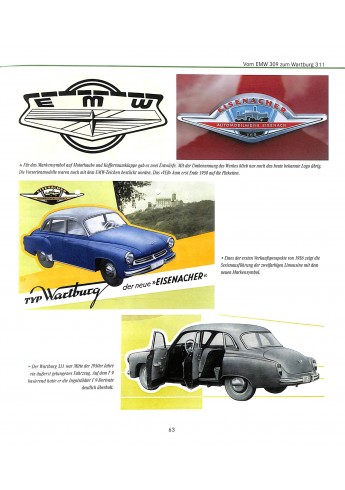 Wartburg  Vom 311 zum 353   1956-1991