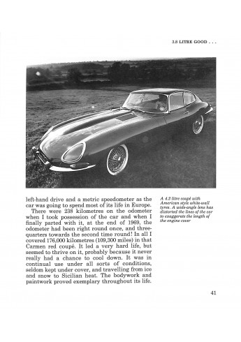 Jaguar E Type 3.8 & 4.2 6-cilinder 5.3 V12