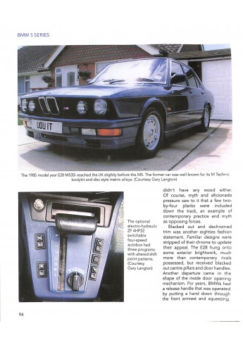 BMW Classic 5 Series 1972 to 2003