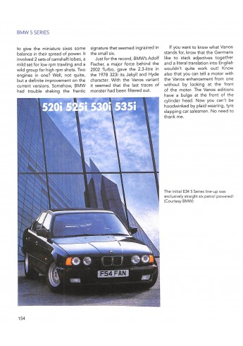 BMW Classic 5 Series 1972 to 2003